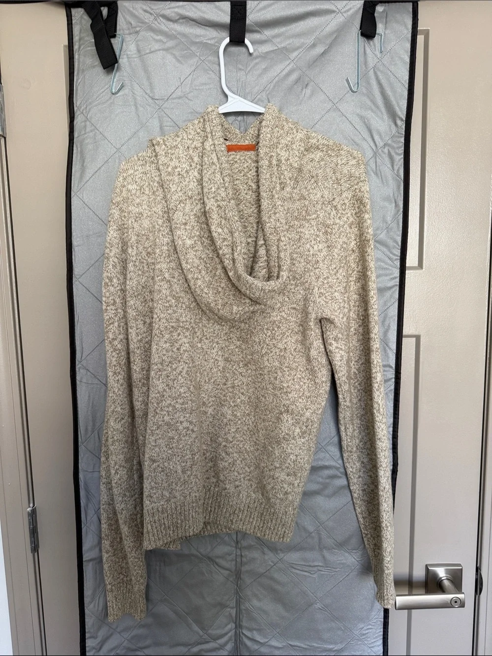 Men's Turtleneck Knit Sweater - Cream Melange